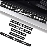 5 Stück Auto Einstiegsleisten Schutz Schutzfolie kompatibel für Fo-rd,Auto Ladekantenschutz Türschweller Auto Tür Schritt Lackschutzfolie,Auto Kohlefaser Kantenschutz,Kratzfest Aufkleber
