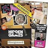 Hidden Games Tatort - KÖNIGSMORD - Deutsch - Unser Fall für Einsteiger - FSK16 - Realistisches Tatortspiel, spannendes Detektivspiel, Escape Room Spiel