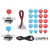 USB-Spieleset, Kampfspielzubehör, langlebig für mechanische Münzgeräte Elektronische Münzgeräte(Double suit blue + red)