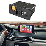 Road Top TK78-66-9U0C CarPlay Android Auto Nachrüstsatz Passend für Mazda 2 3 6 CX-5 CX-3 MX-5 2014-2020 Jahr Miata Interface Port Aux Console 00008FZ34 Dual USB Interface Module