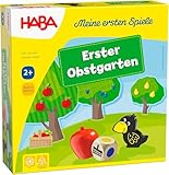 HABA Erster Obstgarten – Meine ersten Spiele: Brett- & Familienspiel rund um Farben und Formen, Holzspielzeug-Spieleklassiker für Kleinkinder ab 2 Jahren – 1004655001