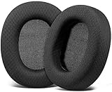 SOULWIT Mesh Gewebe Ersatzpolster Ersatz Ohrpolster für Sony MDR-7506 MDR-V6 MDR-V7 MDR-CD900ST Monitor Kopfhörer, Polster mit Geräuschdämmungsschaum
