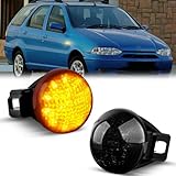 OZ-LAMPE LED Blinker Seitenblinker für Fiat Seicento 1998-2012 Multipla 1999-2004, Blinker Schwarz mit Canbus Fehlerfrei, 2 Stücke