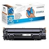LOSMANN 1x Schwarz Toner Kompatible für HP 85A CE285A für Laserjet Pro P1005 P1006 P1102W P1102 M1132MFP M1217NFW M1212NF M1213NF M1132 P1100 M1136 M1210 M1212 M1130 M1134