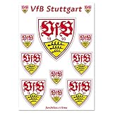 VfB Stuttgart Aufkleber 10er Set