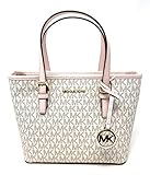 Michael Kors XS Carry All Jet Set Travel Womens Tote Powder Blush PVC