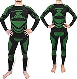 normani Funktionswäsche Garnitur (Hose + Hemd) für Damen und Herren Farbe EAW/Grün Größe L/XL