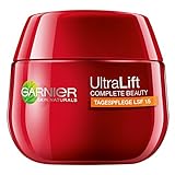 Garnier Ultra Lift Complete Beauty straffende Anti-Falten Tagespflege (sensitive Gesichtscreme mit natürlichem Pro-Retinol, LSF 15 - dermatologisch getestet) 1 x 50ml
