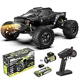 RIAARIO RC Cars Mini 1:10 Brushless RC Car for Adults Max 50 km/h All Terrain Hobby Trucks Electric Off-Road Monster 4WD Remote Control Waterproof with Carbon Fiber