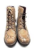 Brako 8415 Tay Cuero Military Damen Biker Boot Halbschaft Gold (40 EU)