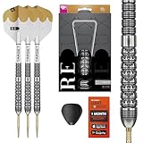 Target Darts Redux 90% Tungsten Swiss Point Steel Tip Dart Set (Barrel 03), 26G | Pro Ultra Nr. 6 Flights & Pro Grip Tag Shafts, DX Points Gold & SP-Werkzeug inklusive | Professionelle Dart-Sets