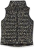 Amazon Essentials Mädchen Leichte, Wasserbeständige Pufferweste, Verstaubar, Schwarz Sterne, 9 Jahre
