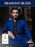 DIAMOND BLUES von SANGADO, Parfüm für Herren (eau de parfum), 8-10 Stunden Langanhaltend, Luxuriös Duftendes, 50 ml, Code: 409