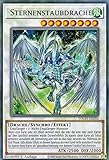 TOCH-DE050 - Sternenstaubdrache - Rare - Yugioh - Deutsch - 1. Auflage im Set mit Ultra Pro Toploader und Ultra Pro Schutzhülle (Klarsicht)