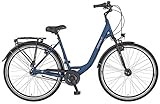 Prophete Unisex – Erwachsene GENIESSER City Bike 28" 21.BMC.10 Fahrrad, dunkelblau matt, RH 50
