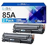 LxTek CE285A 85A Toner Kompatibel für HP 85A Toner für HP Laserjet P1102W P1102 M1212NF M1132MFP M1217NFW M1212 M1132 M1210 M1210MFP P1109 (Schwarz, 2er-Pack)