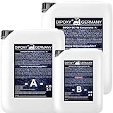 3kg Epoxidharz 2K Harz mit Härter EP Laminierharz in Profi Qualität Glasklar und geruchsarm Gießharz Epoxy UV Stab. für Holz Tisch Boden Aquarium Terra Formenbau GFK DIPOXY-2K-700