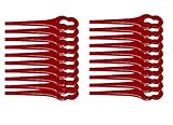 Grizzly Tools 20 Ersatz Kunststoffmesser, Zubehör Akku Rasentrimmer CT 1800 Li