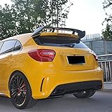 Heckspoiler, Heckkofferraumdeckel-Lippenspoiler, für Mercedes Benz A-Klasse. W176 A160 A180 A200 A250 A45 AMG 5-Türer Schrägheck 2013-2018 ABS Kunststoff Heckspoilerflügel, Original Autofarbe