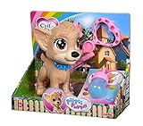 Simba 105893460 - Chichi Love PiiPii Puppy, Hund zum Gassi gehen, Macht PIPI, ab 3 Jahren, 20 cm