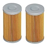 HIFROM Fuel Filter Compatible with Yanmar TS105 TS130 1GM 2GM 3GM 2QM 2YM 3YM 3GT 3HM SB12 YSB8 YSB12 YSM87 YSM12 Motor Engine 104500-55710 24341-000440 18-79960 (Pack of 2)