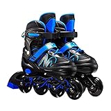HWGING Inline Skates, Einstellbar Inline Schlittschuhe, Inliner Herren, Verstellbare Inline-Skates, Comfort Inline Skates, Soft Boot Inline Roller Skates, Adjustable In Length and Width