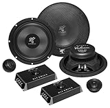 Hifonics VX-6.2C 2-Wege Einbaulautsprecher-Set 200 Watt VX6.2C 16,5cm Auto Lautsprecher Boxen