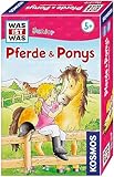 KOSMOS 712563 was ist was Junior - Pferde und Ponys, Wissenspiel rund um Pferde, Pferde Spiel, Pferdespiele, Mädchen ab 5 Jahre