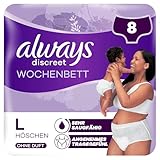 Always Discreet Wochenbett Höschen L