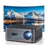 Tageslicht Beamer 4K [1500ANSI/KI-Autofokus/Trapezkorrektur] 38000 Lumen Full HD Beamer mit WiFi 6 Bluetooth 5.2, HAPPRUN 4K Heimkino Projektor 300" kompatibel mit TV-Stick/PC/PS5 für Heimkino/Outdoor