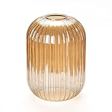 ORION LIGHTSTYLE Buntes Lampenglas Ersatzglas für Tischlampe Tischleuchte Deckenleuchte Ø14cm H20cm Amber Orange