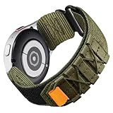 Nixiamy uhrenarmband 20mm 22mm Militärisches nylon Geflochten Ersatz Band mit Schnellverschluss Geeignet Robustes Ersatzband für Männer Großes Handgelenk