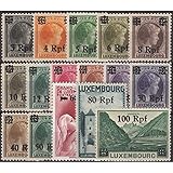 Goldhahn Deutsche Besetzung Luxemburg Nr. 17-32 postfrisch ** Briefmarken für Sammler