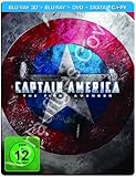 Captain America - The First Avenger (+ Blu-ray + DVD + Digital Copy) (Steelbook, exklusiv bei Amazon.de) [Blu-ray 3D]