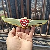 Auto Metall Emblem Aufkleber für Opel Astra Sports Tourer K B16 I 2015-2021, 3D Chrom Stereo Karosserie Emblem Zeichen Selbstklebende Logo Sticker Zubehör,F