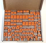 Wago 221 Klemmen SET 25x 221-412, 221-413, 221-415 | Kabel Verbinder in einem wiederverschließbaren Karton - Original WAGO
