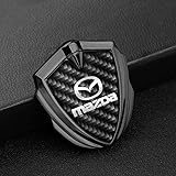 GWWXM Auto Emblem für Mazda MX-5 ND,Auto Front Motorhaube Kofferraum Grille Aufkleber Logo Abzeichen Badge Abziehbilder 3D Metall Auto Ersatz Tuning Zubehör,B