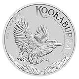 Generisch 2024 Kookaburra 1 Unze Feinsilbermünze 999,9/1000, 31,1 Gramm, in Münzkapsel