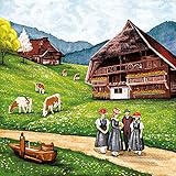 20 Servietten Schwarzwald | Gebirge | Deutschland | Tischdeko | Decoupage | Serviettentechnik 33x33cm