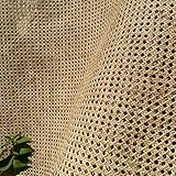 Wiener Geflecht Meterware 35 x 100cm - Natürliches Rattan für Stuhl, Möbel, Schrank, Kommode, Sessel, Schranktür - Gurtband Natur