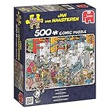 Jumbo Spiele Jan van Haasteren Süßigkeiten Fabrik - Puzzle 500 Teile - Puzzle ab 10 Jahren