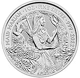 DEUTSCHER MÜNZEXPRESS Großbritannien Maid Marian 2021 | Silbermünze | Mythen und Legenden - Serie | Feinsilber | Anlagemünze