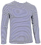 Epic Militaria Russische Fallschirmjäger -Langarmshirt - hellblauen Streifen (40 inch - Medium, hellblauen Streifen)