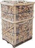 800 kg Brennholz Kaminholz reine Buche sauber auf der Palette geliefert Kaminholz in 30-33 cm Länge