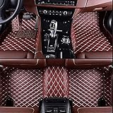 Anpassen Auto Fußmatten für BMW 3 Series E21 E30 E36 E46 E90 E91 E92 E93 F30 F31 F34 F35 G20 G21, Rutschfest Wasserdichte Tragen Leder Teppich Matten Passgenau Rand