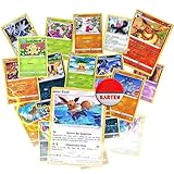 20 Original Verschiedene Rare seltene Pokemon Stern Karten in deutsch Sammelkarten aktuelle Sets + Heartforcards® Versandschutz