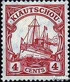 Prophila Collection Kiautschou (China) 30a mit Falz 1909 Schiff Kaiseryacht Hohenzollern (Briefmarken für Sammler) Seefahrt/Schiffe