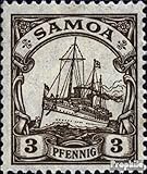 Prophila Collection Samoa (Dt. Kolonie) 20 mit Falz 1919 Schiff Kaiseryacht Hohenzollern (Briefmarken für Sammler) Seefahrt/Schiffe