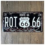 Nummernschild, USA Metal Automatik Nummernschild Vintage Alte Kennzeichen für Home Wanddekoration (179)