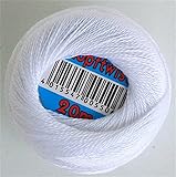Stopftwist Stopfgarn Baumwolle 8-fach mercerisiert 20 m weiß (0851)